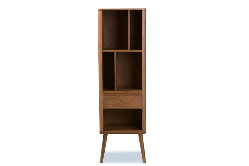 Ellingham Mid-century 1-drawer Sideboard Storage Cabinet Bookcase Organizer iHome Studio