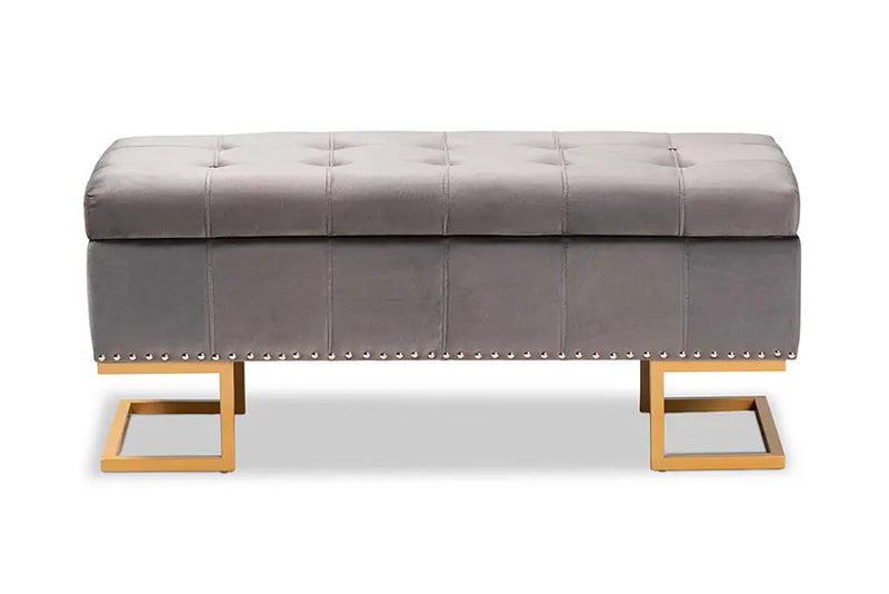 Geneva Beige Linen Fabric Upholstered/Greywashed Wood Cocktail Ottoman iHome Studio