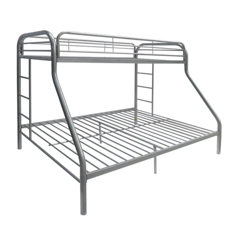 Jalen Metal Twin/Full Bunk Bed, Silver iHome Studio