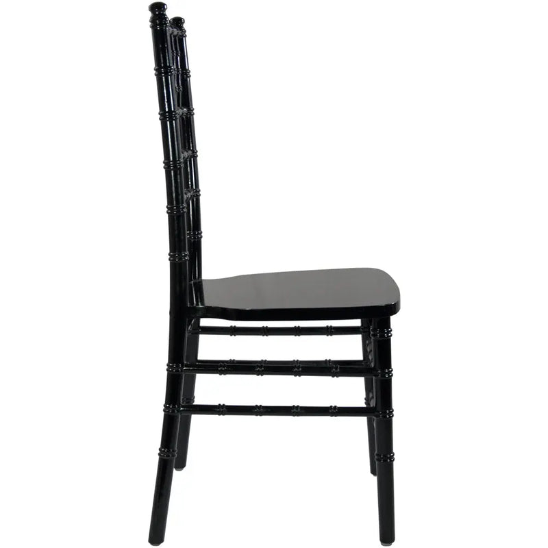 Jennifer Black Wood Chiavari Chair iHome Studio