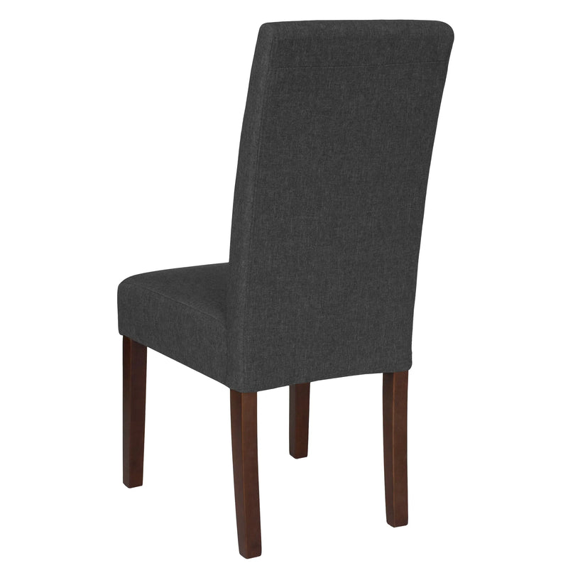 Katherine Gray Fabric Upholstered Panel Back Parsons Dining Chair iHome Studio