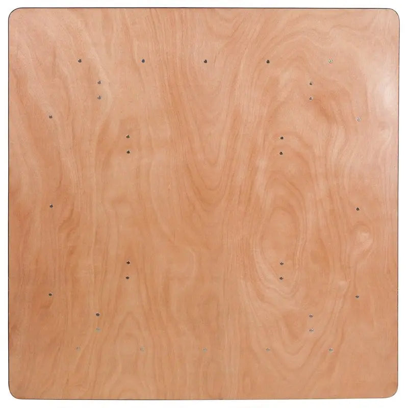 Rivera 60'' Square Wood Folding Banquet Table, 880 lb Load iHome Studio