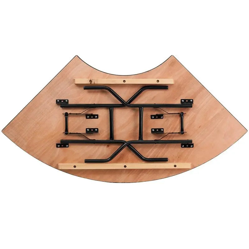 Rivera 66'' x 30'' Wood Folding Banquet Table, Multi-Configuration, Natural iHome Studio