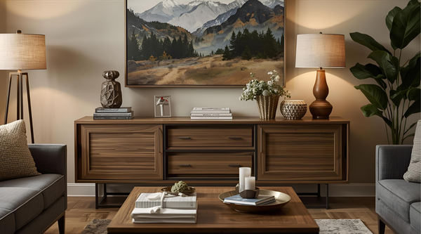 Buffets & Sideboards: Hidden Storage for Open Plans