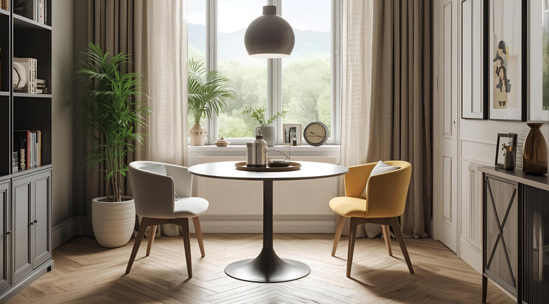 Expandable Round Dining Tables: Small-Space Wonders