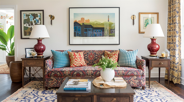 Patterned Sofa Comeback: How to Mix Prints Like a Pro