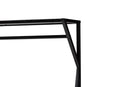 Sadiya Distressed Wood and Black Metal Finished Entryway Coat Hanger Baxton