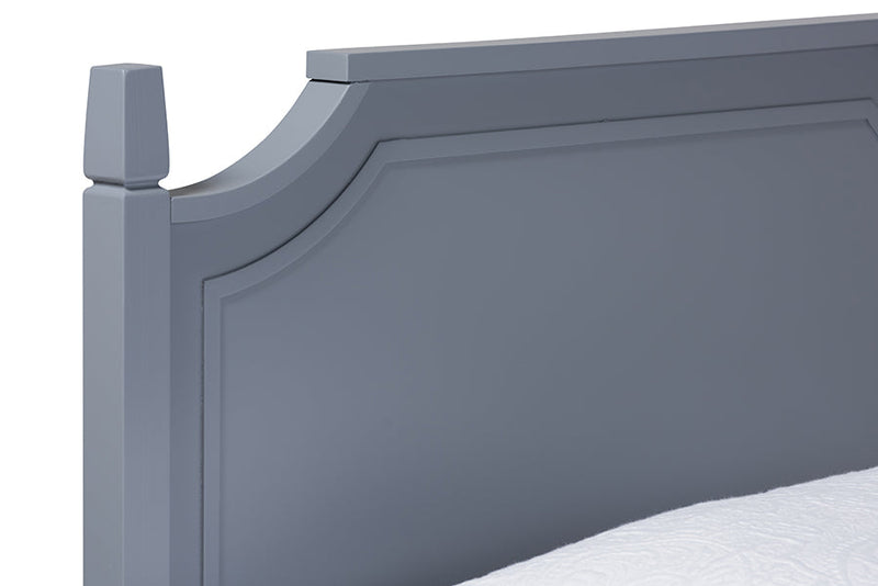 Nox Traditional Gray Twin Size 3-Drawer Storage Bed w/Pull-Out Trundle Bed Baxton