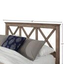 Carmel Full Size Bed, Headboard Only, French Truffle Alpine