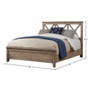 Carmel Full Size Panel Bed, French Truffle Alpine
