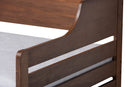 Kaden Walnut Brown Finished Expandable Twin to King Daybed w/Storage Drawer Baxton