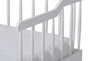Kierra White Expandable Twin Size to King Size Spindle Daybed Baxton