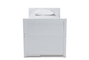 Dorian White 5-Drawer Twin Size Storage Bed w/Pull-Out Desk Baxton