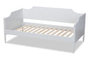 Ansa White Twin Size Daybed Baxton