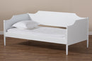 Ansa White Twin Size Daybed Baxton