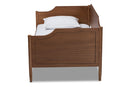 Ansa Walnut Brown Twin Size Daybed Baxton