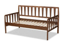 Telma Walnut Brown Twin Size Daybed Baxton