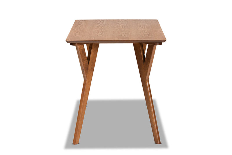 Benton Walnut Brown Dining Table Baxton
