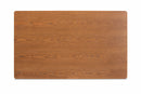 Benton Walnut Brown Dining Table Baxton