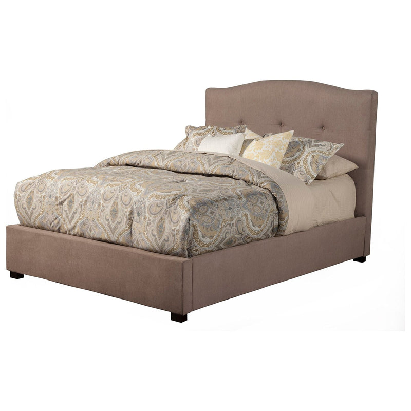 Gramercy Queen Tufted Upholstered Bed, Haskett/Jute