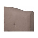 Gramercy Queen Tufted Upholstered Bed, Haskett/Jute Alpine