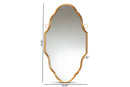 Blakes Antique Gold Finished Accent Wall Mirror Baxton