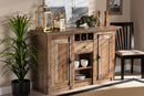 Landry Farmhouse Rustic 2-Door Dining Room Sideboard Buffet Baxton