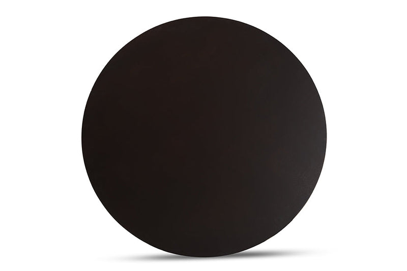 Battersby Dark Brown Finished 34-Inch-Wide Round Wood Dining Table Baxton