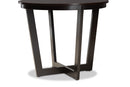 Cielle Dark Brown Finished 35-Inch-Wide Round Wood Dining Table Baxton