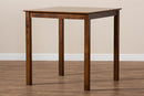 Aspen Walnut Brown Counter Height Pub Table Baxton