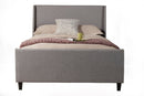 Potter Queen Upholstered Bed, Grey Linen Alpine