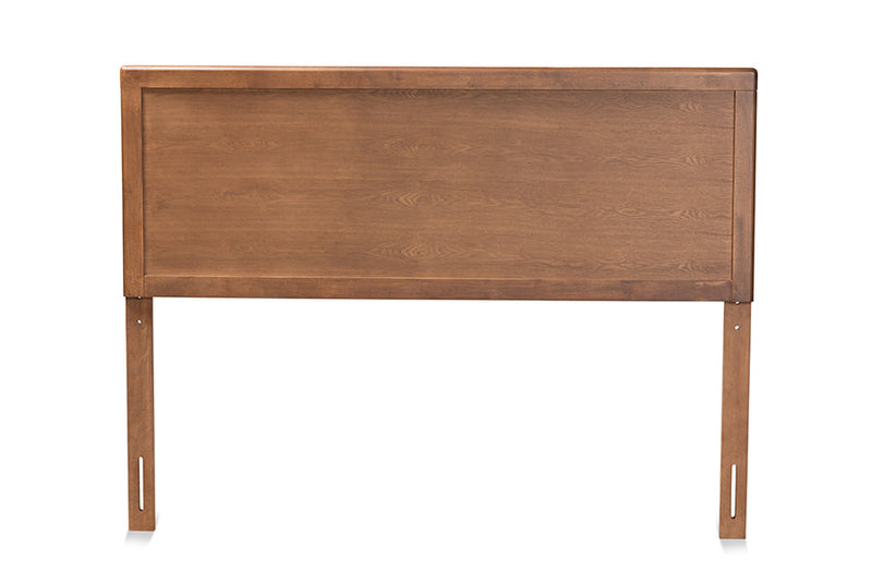 Demeter Ash Walnut Full Size Headboard Baxton
