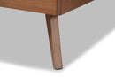 Edana Ash Walnut Twin Size Platform Bed Baxton