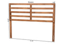 Beacon Ash Walnut Queen Size Headboard Baxton