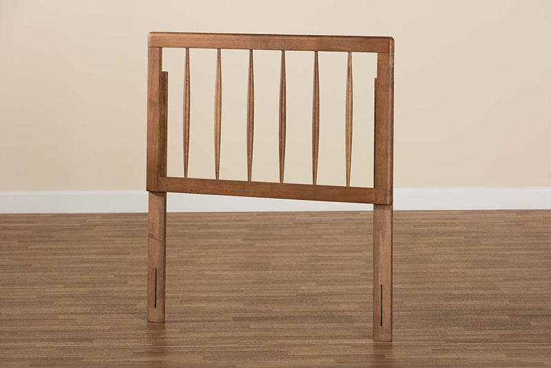 Valtina Ash Walnut Twin Size Headboard Baxton