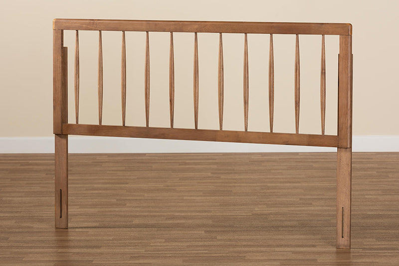 Valtina Ash Walnut Full Size Headboard Baxton
