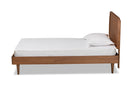 Adonis Walnut Brown Twin Size Platform Bed Baxton