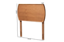 Bethany Ash Walnut Twin Size Headboard Baxton