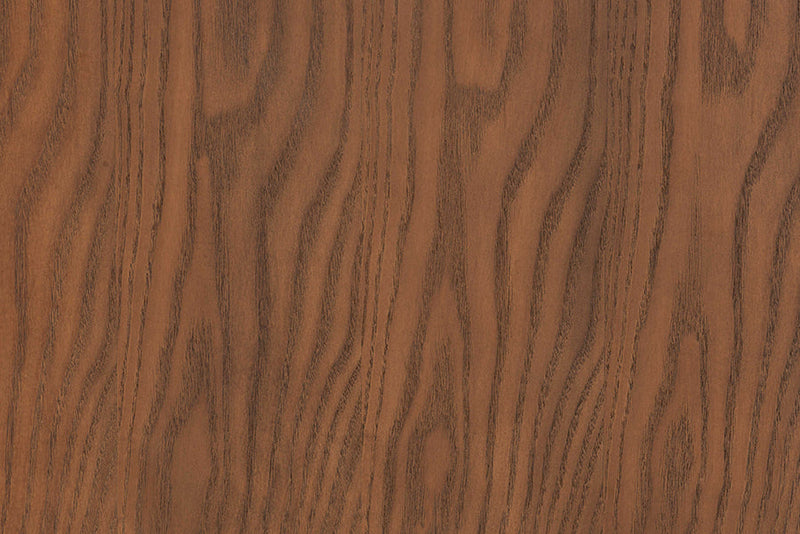 Oscar Walnut Brown and Woven Rattan Full Size 4Pc Bedroom Set Baxton