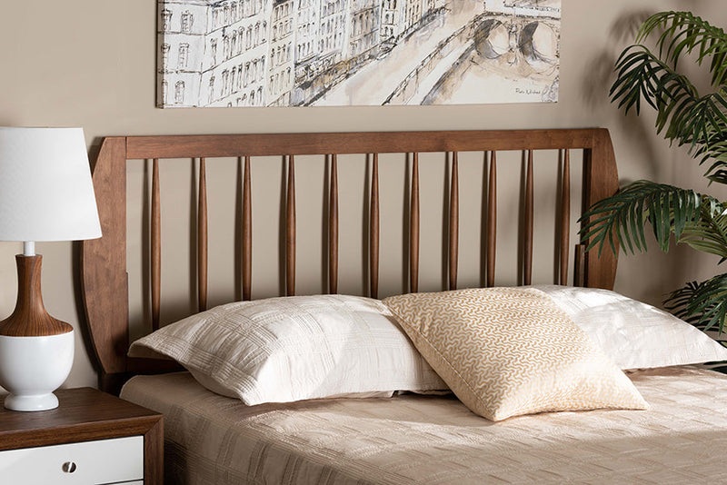 Jaiana Ash Walnut Full Size Headboard Baxton