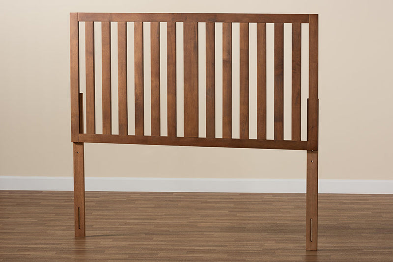 Toveli Ash Walnut Full Size Headboard Baxton