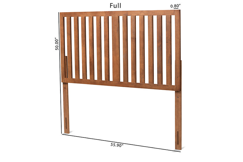 Toveli Ash Walnut Full Size Headboard Baxton