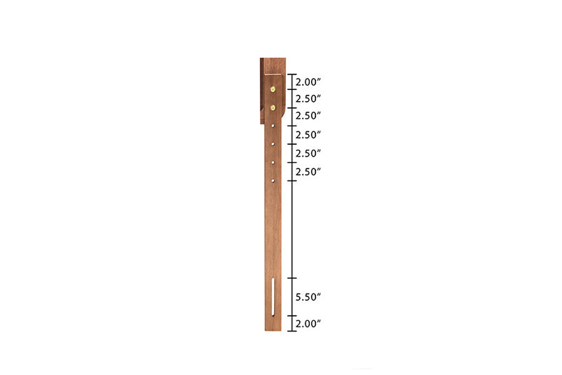 Rowanne Walnut Brown Full Size Platform Bed Baxton