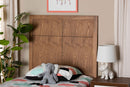 Nagoya and Rustic Ash Walnut Twin Size Headboard Baxton