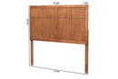Nagoya and Rustic Ash Walnut Queen Size Headboard Baxton