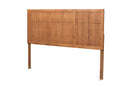 Nagoya and Rustic Ash Walnut King Size Headboard Baxton