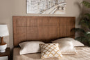 Nagoya and Rustic Ash Walnut King Size Headboard Baxton