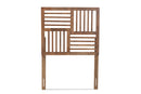 Casol Ash Walnut Twin Size Headboard Baxton