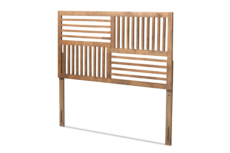 Casol Ash Walnut King Size Headboard Baxton