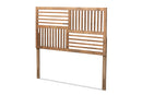 Casol Ash Walnut Queen Size Headboard Baxton